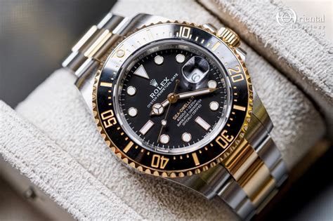 rolex sea dweller red weight|rolex sea dweller two tone.